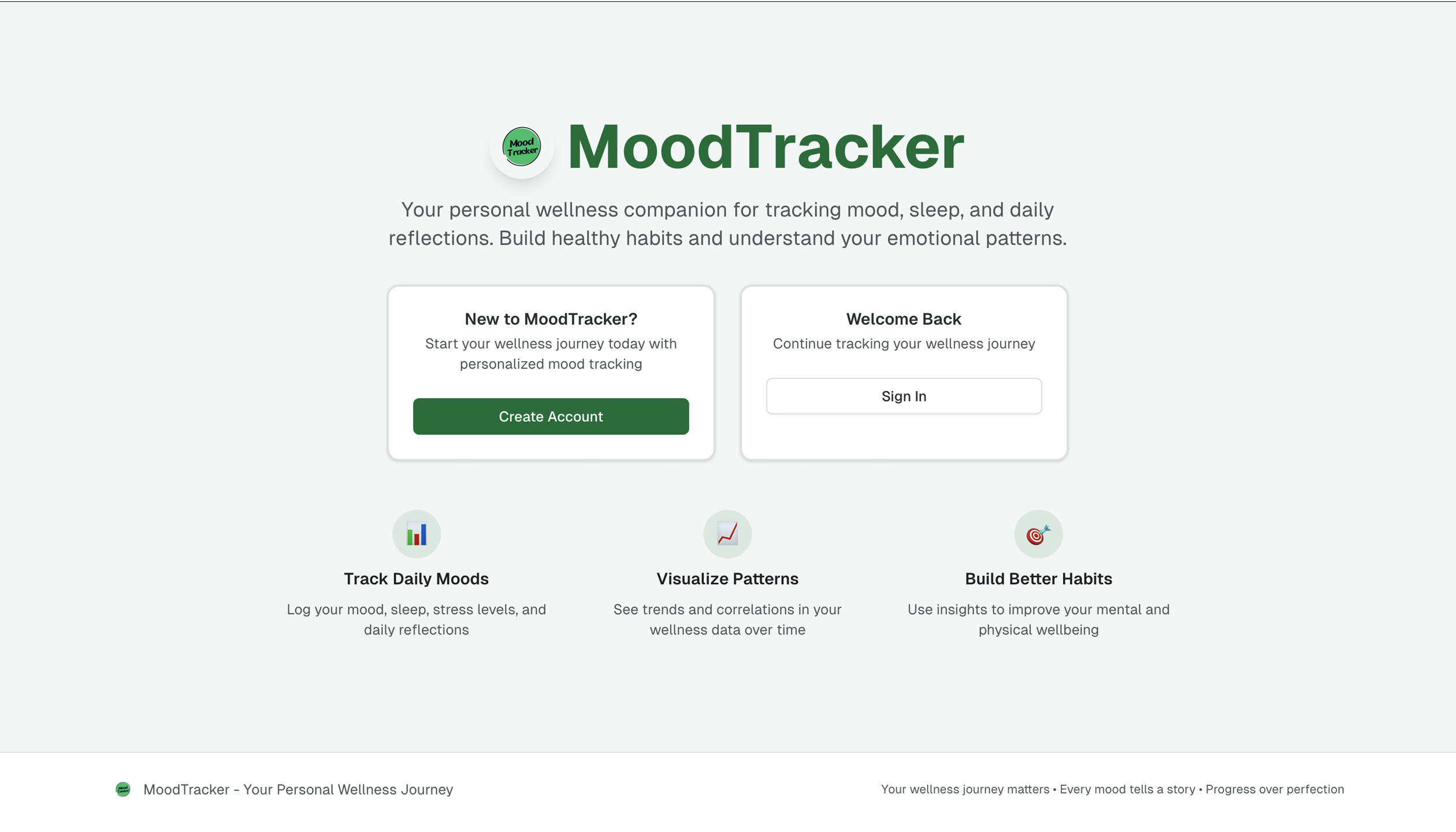 MoodTracker UI